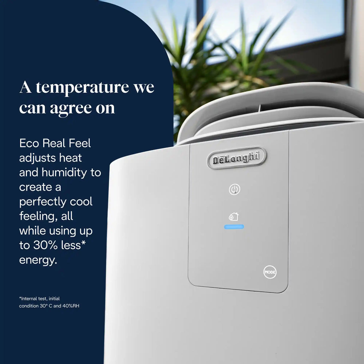 Delonghi Pinguino GentleJet Inverter Portable Air Conditioner 13000 BTU - White | AP130i