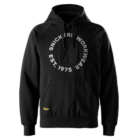 Snickers Logo 2010 Terry Sweatshirt Hoodie - Black