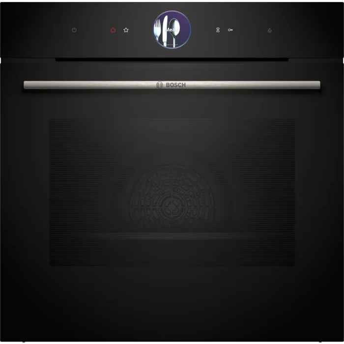 Bosch Series 8 Built In Single Oven with Steam Function - Black | HSG7364B1B