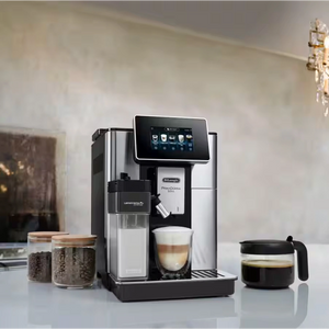 DeLonghi PrimaDonna Soul 2.2 Litre Automatic Coffee Machine - Metal Black | ECAM610.75.MB