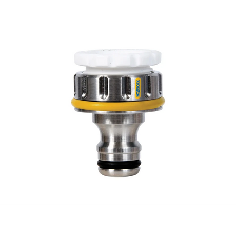 Hozelock 2041 Pro Metal Threaded Tap Connector 12.5-19mm (1/2-3/4in) | HOZ2041