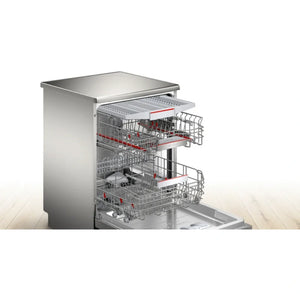 Ex-Display Bosch Series 6 14 Place Dishwasher - Brushed Steel | SMS6TCI01G