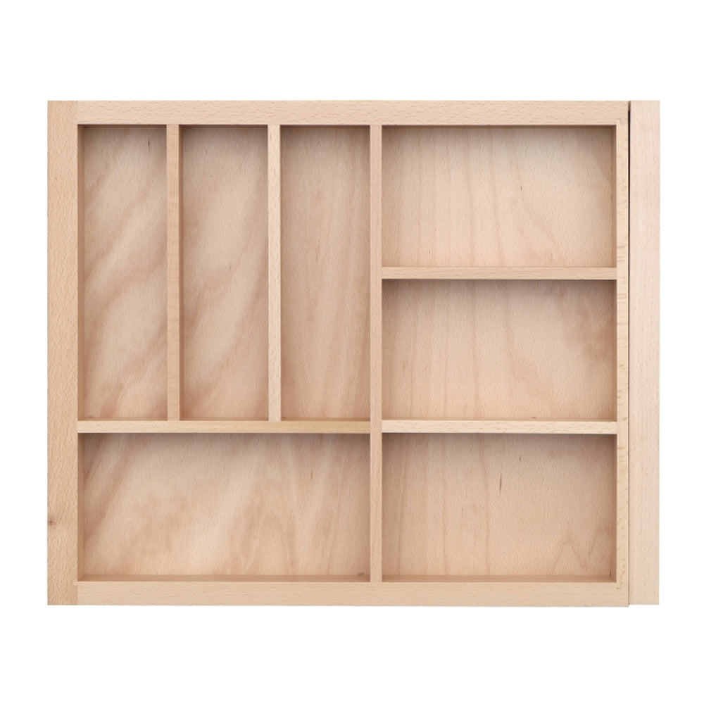 Wooden Expandable Cutlery Tray for Drawers to Fit inside 700-1000mm Cabinets | 3010575