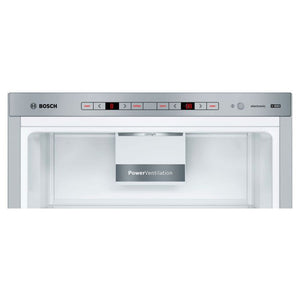 Bosch Serie 6 201cm Low Frost Freestanding Fridge Freezer - Inox | KGE49AICAG