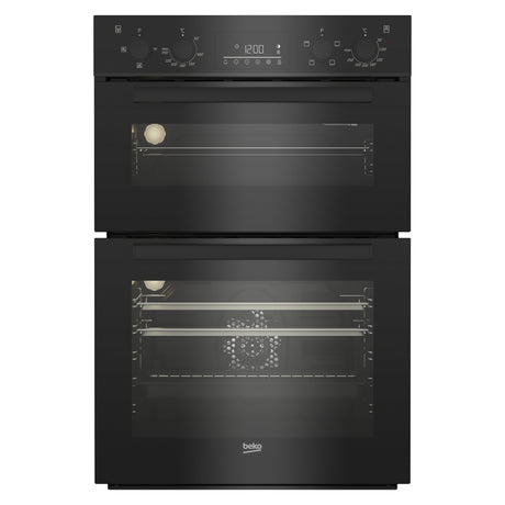 Beko Built-In Double Oven - Black | BBDF22300B