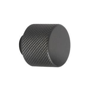 MVI Giulio Knurled Kitchen Cabinet Knob 10/835 - Black | 0306035