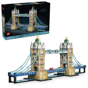 LEGO Architecture Tower Bridge 21067 - shown with its product box. 3745 pieces. Ages 18+.