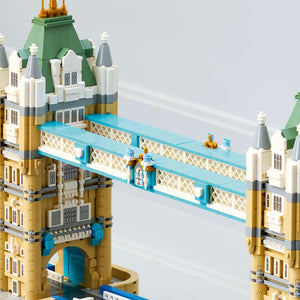 LEGO Architecture Tower Bridge 21067 - close-up detail of the finished build. 3745 pieces. Ages 18+.