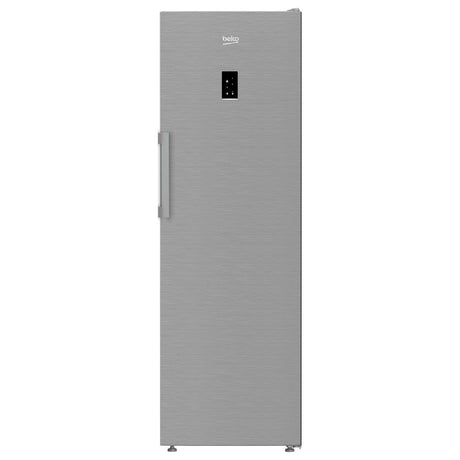Beko 186.5cm Tall Larder Fridge - Stainless Steel Effect | LNP4686LVPS
