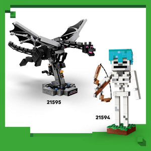 LEGO Minecraft The Ender Dragon 21595 - shown alongside related LEGO sets sold separately. 710 pieces. Ages 10+.