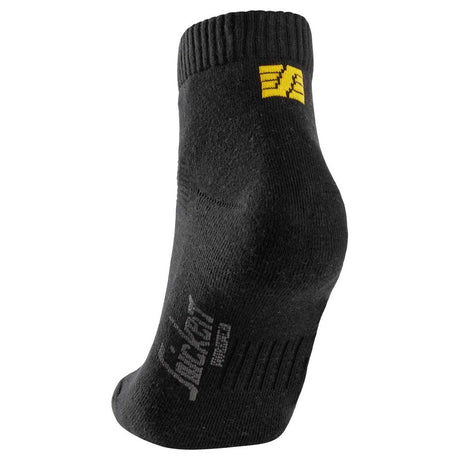 Snickers 9221 Cotton Low Socks 3 Pack - Black
