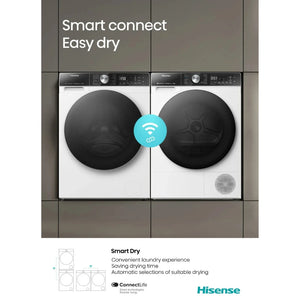 Hisense 5S Series 10.5kg 1400 Spin  Auto Dosing Washing Machine Wi Fi - White | WF5S1045BW