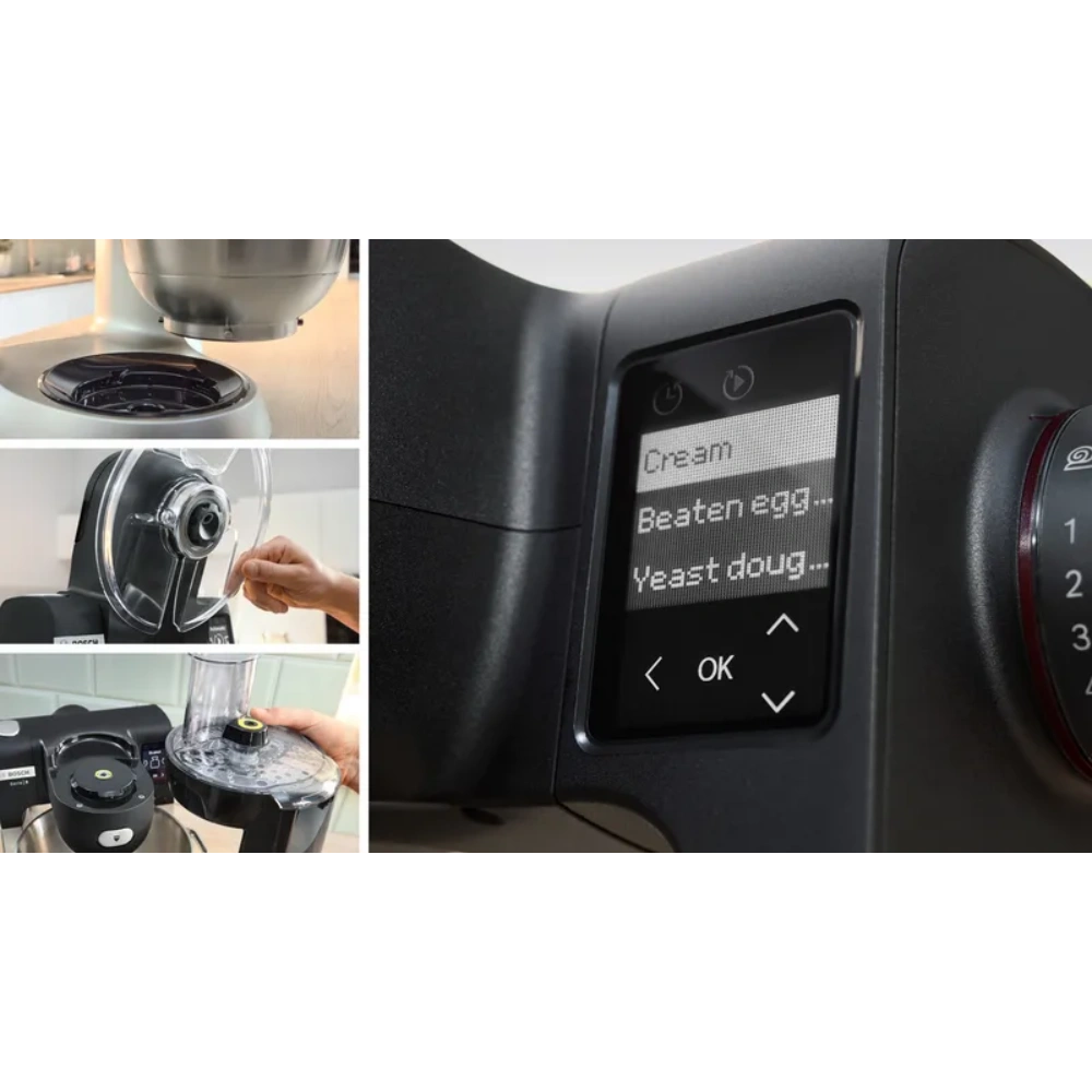 Ex-Display Bosch Series 6 Stand Mixer - Black and Silver | MUMS6ZM00G