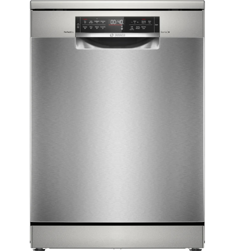 Ex-Display Bosch Series 6 14 Place Dishwasher - Brushed Steel | SMS6TCI01G