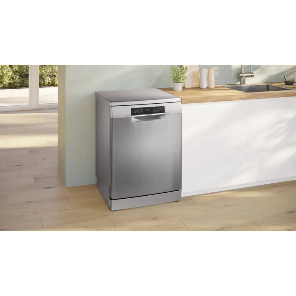 Ex-Display Bosch Series 6 14 Place Dishwasher - Brushed Steel | SMS6TCI01G