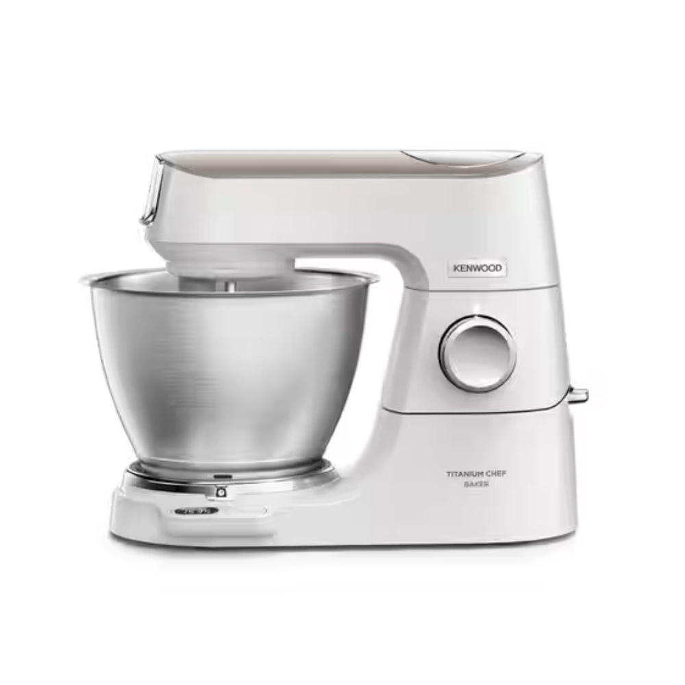 Kenwood Titanium Chef Baker Stand Mixer 1200W - White | KVC65.001WH