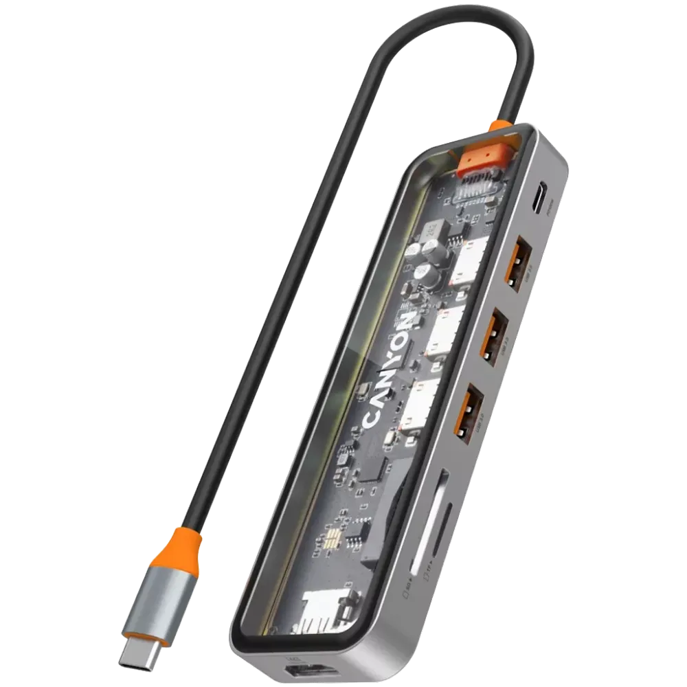 Canyon 7 Port USB C Hub 100w | CNS-TDS13