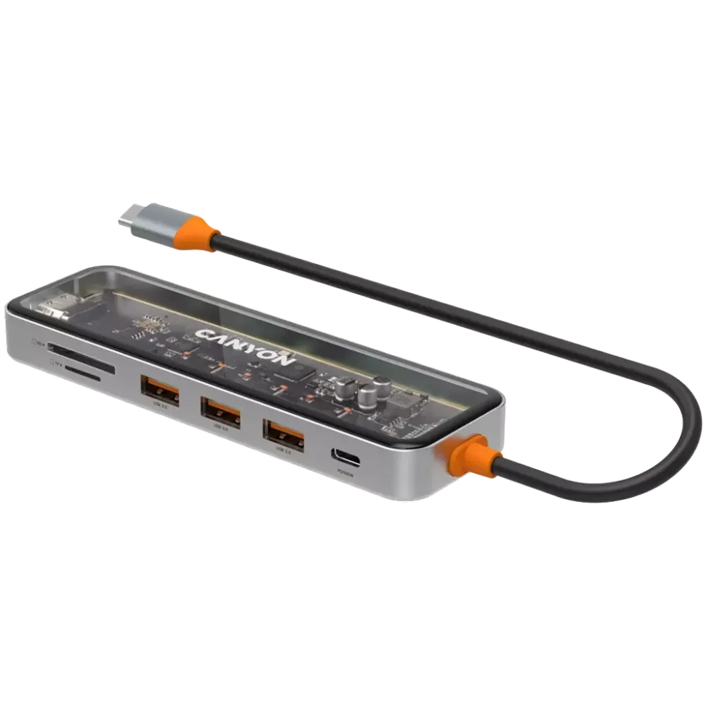 Canyon 7 Port USB C Hub 100w | CNS-TDS13