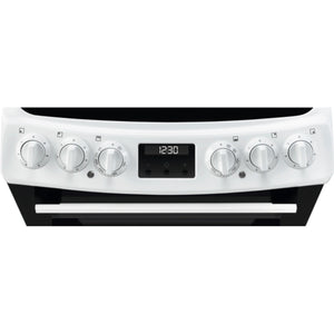Electrolux 55cm Freestanding Double Oven Electric Cooker - White | LKR555100W