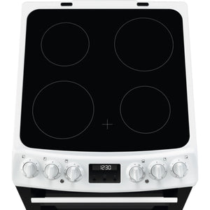 Electrolux 55cm Freestanding Double Oven Electric Cooker - White | LKR555100W