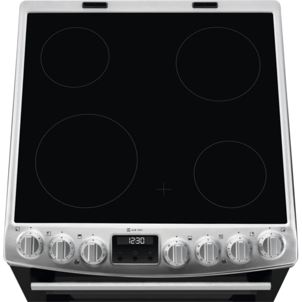 Electrolux 60cm Freestanding Electric Ceramic Cooker - Stainless Steel | LKR655210X