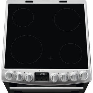 Electrolux 60cm Freestanding Electric Ceramic Cooker - Stainless Steel | LKR655210X