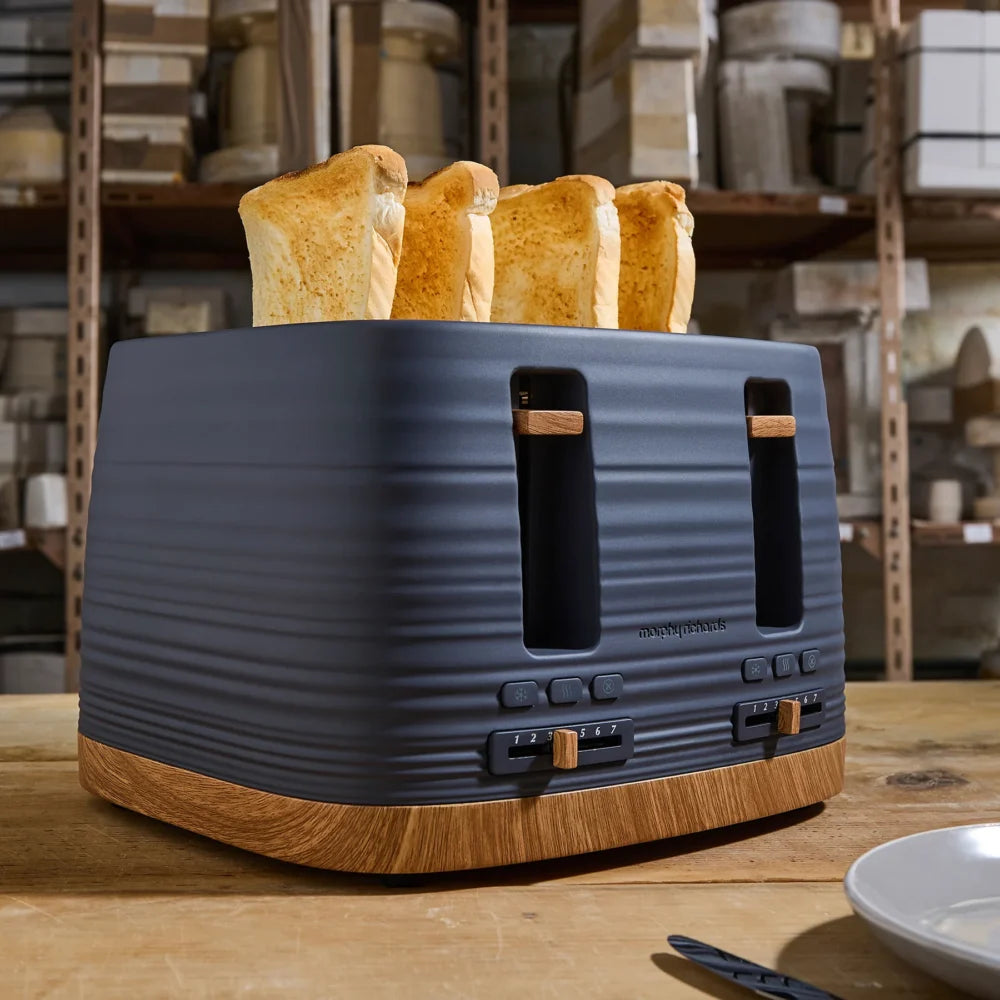 Morphy Richards Clay 4 Slice Toaster - Flint Grey | 243101