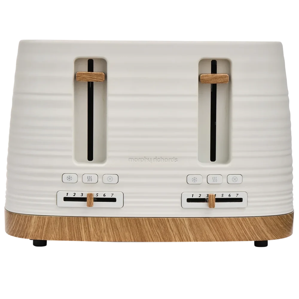 Morphy Richards Clay 4 Slice Toaster - White | 243102