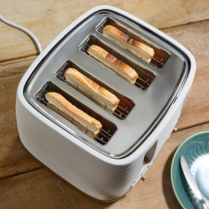 Morphy Richards Clay 4 Slice Toaster - White | 243102