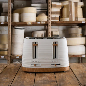 Morphy Richards Clay 4 Slice Toaster - White | 243102
