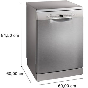 Bosch Series 2 60cm 14 Place Dishwasher - Silver Inox | SMS2HVI67G