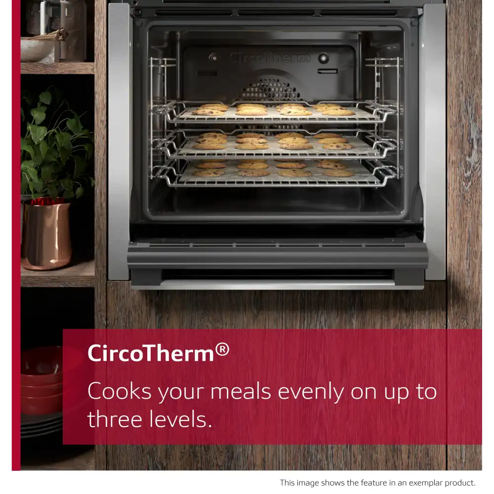 Neff N 50 Built In Double Oven with Dual Clean and CircoTherm - Graphite Grey | U2ACH7AG7B