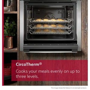 Neff N 50 Built In Double Oven with Dual Clean and CircoTherm - Graphite Grey | U2ACH7AG7B