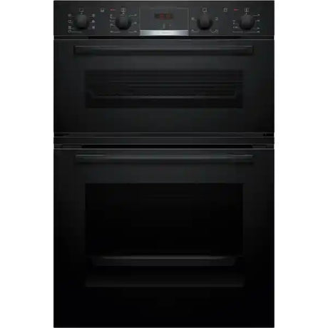 Bosch Series 4 Built In Double Oven with EcoClean Direct - Black | MBA533BB3B