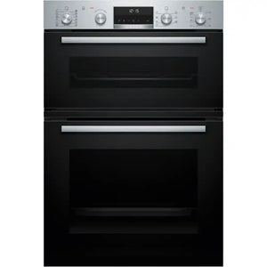 Bosch Series 6 Built In Electric Double Oven - Stainless Steel | MBA578BS7B