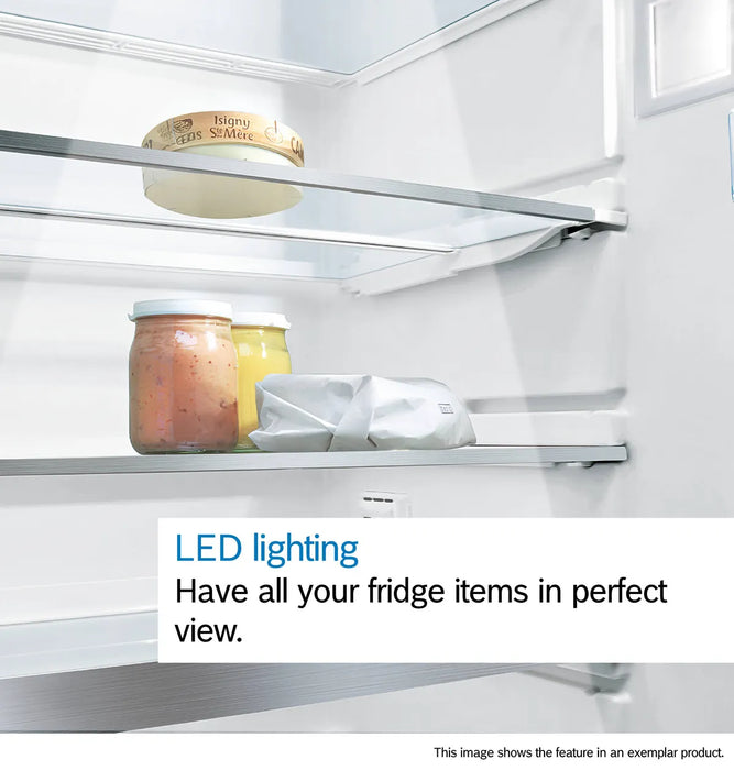 Bosch Series 4 176cm 60/40 Fridge Freezer Low Frost - Inox | KGV33VLEAG
