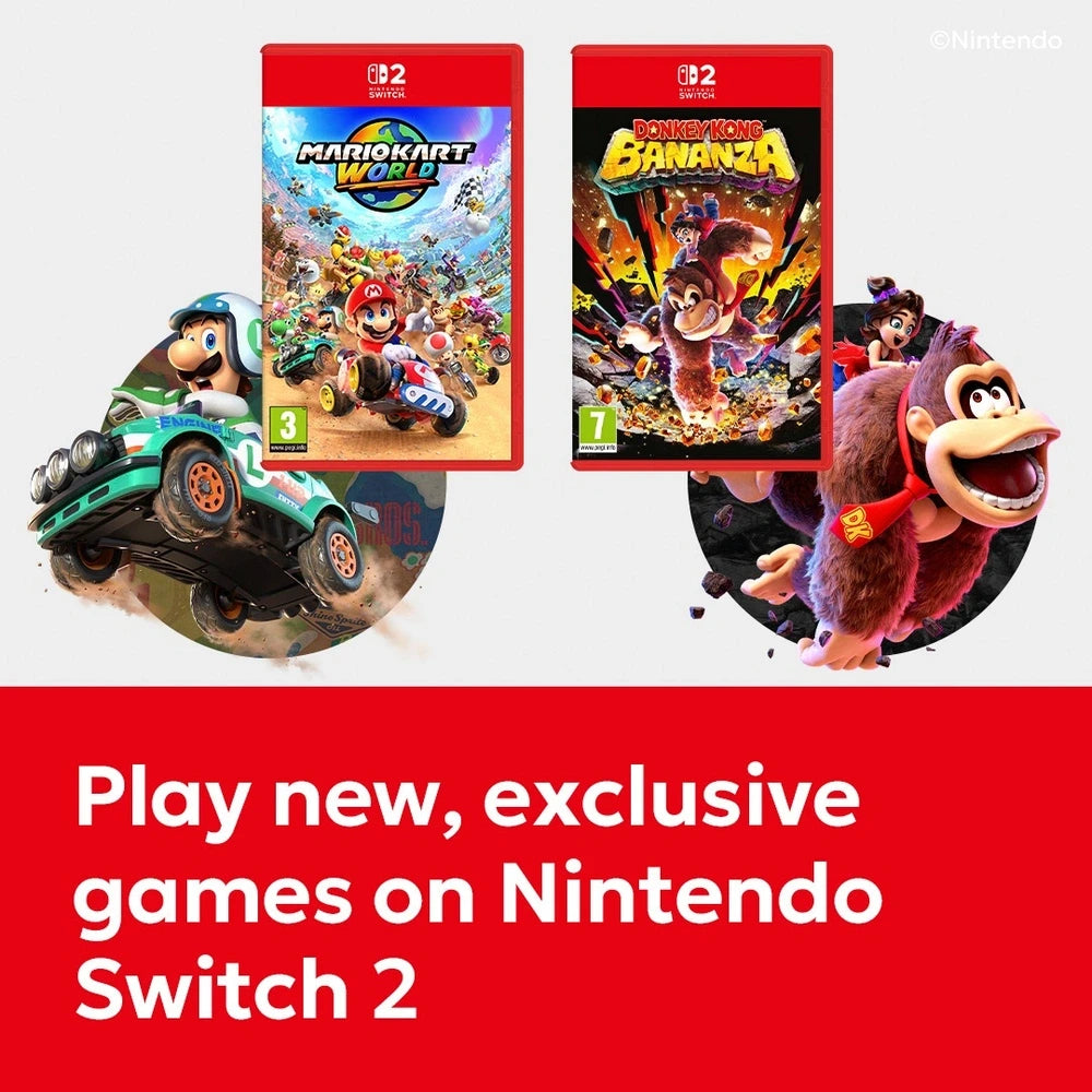 Nintendo Switch 2 Console with Mario Kart World Bundle - Black | 10015921