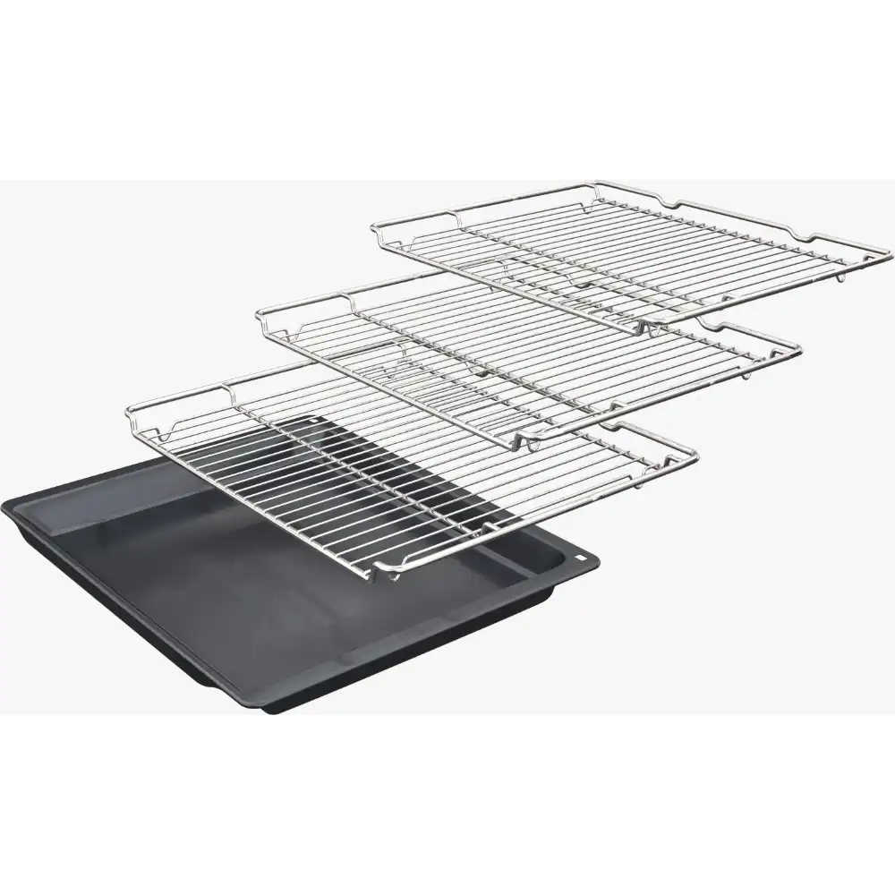 Neff N 50 Built In Double Oven with Dual Clean and CircoTherm - Graphite Grey | U2ACH7AG7B