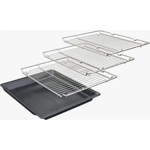Bosch Series 6 Built In Electric Double Oven - Stainless Steel | MBA578BS7B