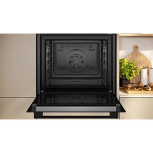 Neff CircoTherm Built In Self Cleaning Single Oven - Black | B2DCG7AK3B