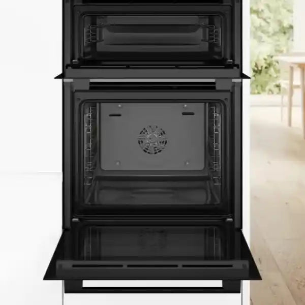 Bosch Series 4 Built In Double Oven with EcoClean Direct - Black | MBA533BB3B