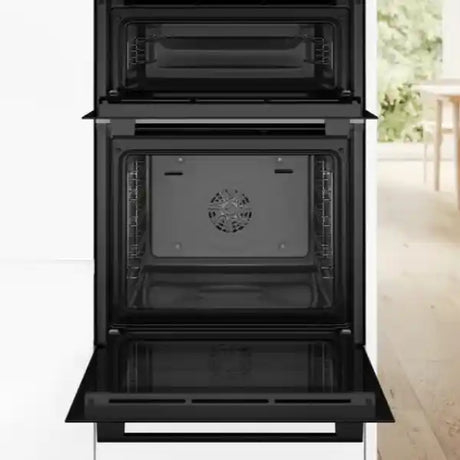 Bosch Series 4 Built In Double Oven with EcoClean Direct - Black | MBA533BB3B