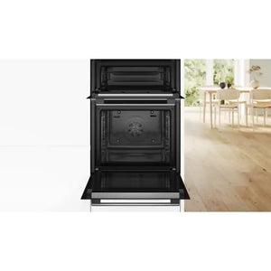 Bosch Series 6 Built In Electric Double Oven - Stainless Steel | MBA578BS7B