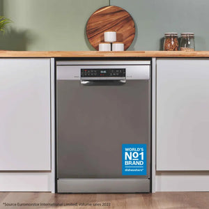 Ex-Display Bosch Series 6 14 Place Dishwasher - Brushed Steel | SMS6TCI01G