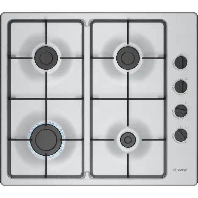Bosch Series 2 60cm Gas Hob - Stainless Steel | PBP6B5K60