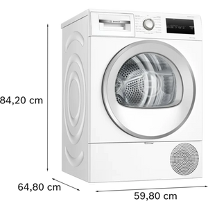 Bosch Series 4 8KG Heat Pump Tumble Dryer - White | WTH85224GB