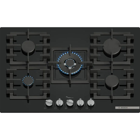 Bosch Series 6 75cm Wide Burner Gas Hob - Black 