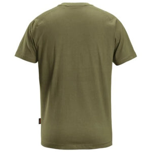 Snickers 2590 Logo T-Shirt - Khaki Green