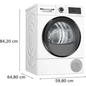 Bosch Series 6 9kg Heat Pump Tumble Dryer - White | WQG24500GB