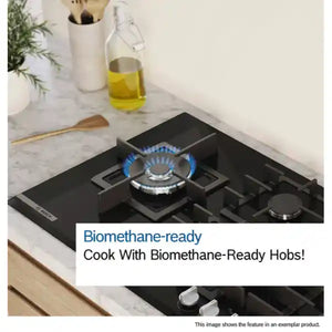Bosch Series 4 60cm Gas Hob with Black Glass | PNP6B6K40